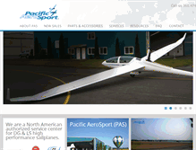 Tablet Screenshot of pacificaerosport.com